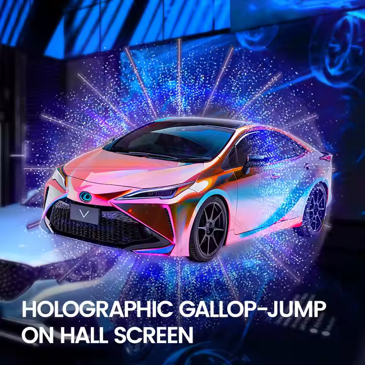 High Resolution 3D Holographic LED Fan